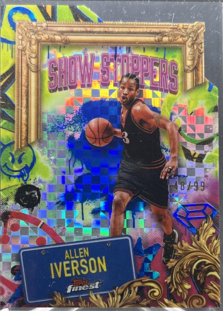 Allen Iverson [Blue X-Fractor] #S-19