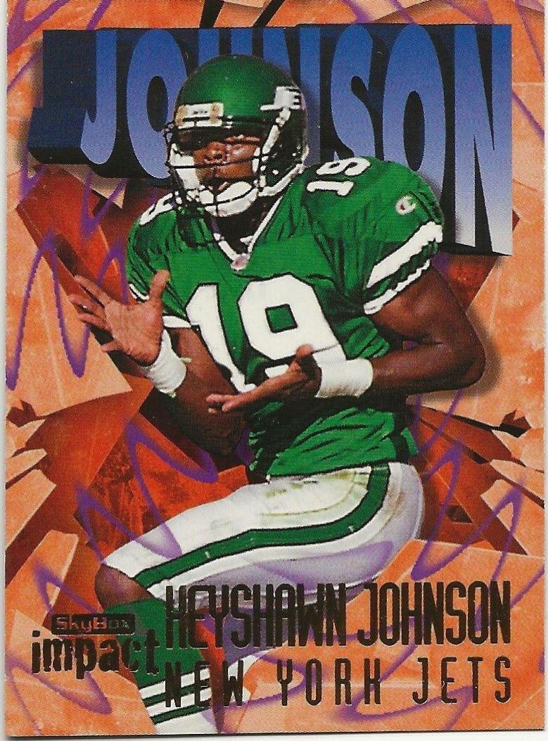 Keyshawn Johnson #19 Football Cards 1997 Skybox Impact