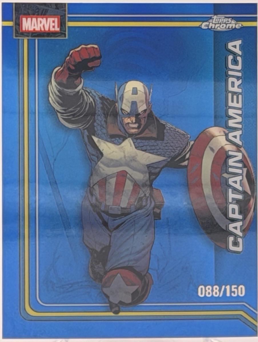 Captain America Blue Refractor