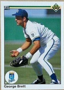 George Brett #124 Baseball Cards 1990 Upper Deck