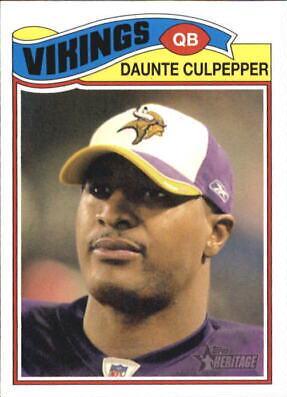 Daunte Culpepper #26 Football Cards 2005 Topps Heritage