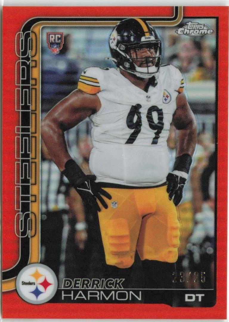Derrick Harmon [Orange Refractor] #361