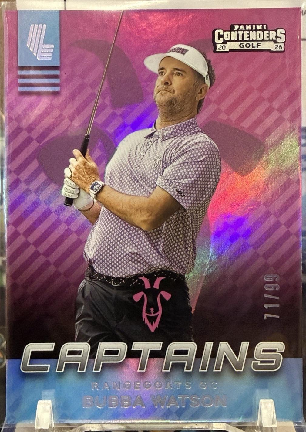 Bubba Watson #10 2026 Panini Contenders LIV Captains Golf