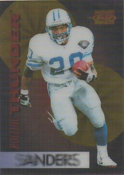 Barry Sanders #2 Football Cards 1995 Sportflix Rolling Thunder