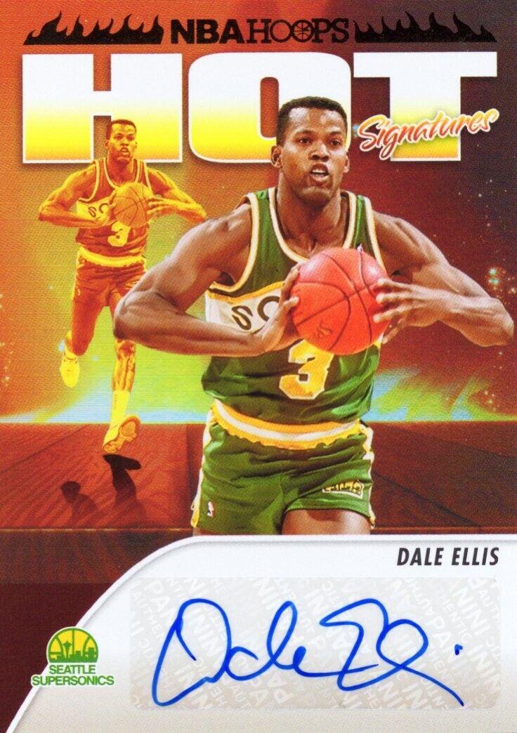 Dale Ellis Basketball Cards 2023 Panini Hoops Hot Signatures