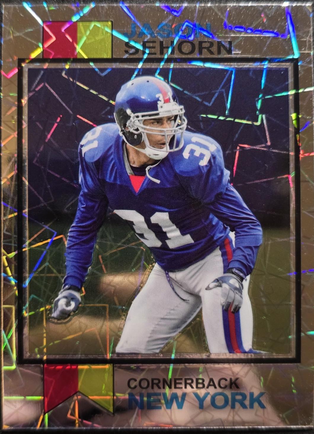 Jason Sehorn [Lazer Refractor] #1973-20