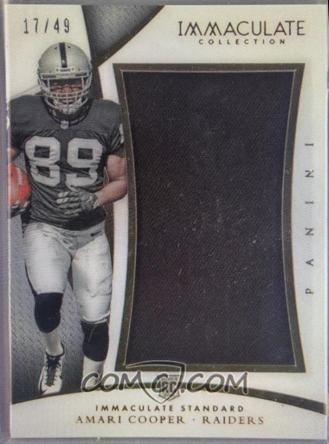 Amari Cooper #IST-AC Football Cards 2015 Panini Immaculate Standard Material