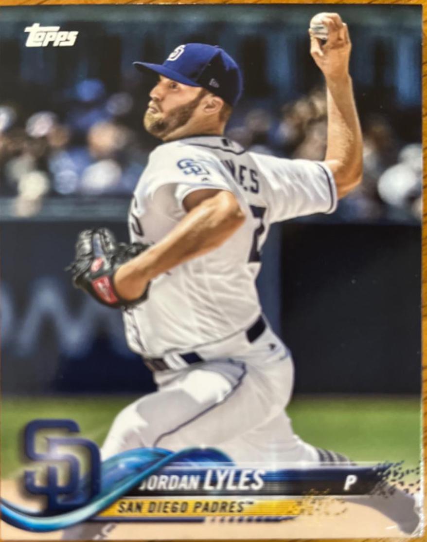 Jordan Lyles #3 Baseball Cards 2018 Topps Update