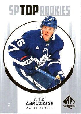 Nick Abruzzese #TR-22 Hockey Cards 2022 SP Authentic Top Rookies