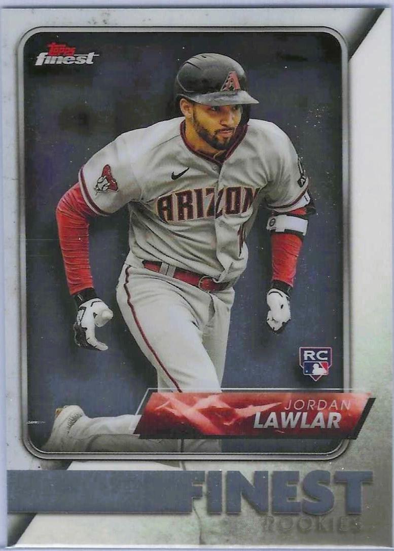Jordan Lawlar #FRD-15 Baseball Cards 2024 Topps Finest Rookie Design Variation