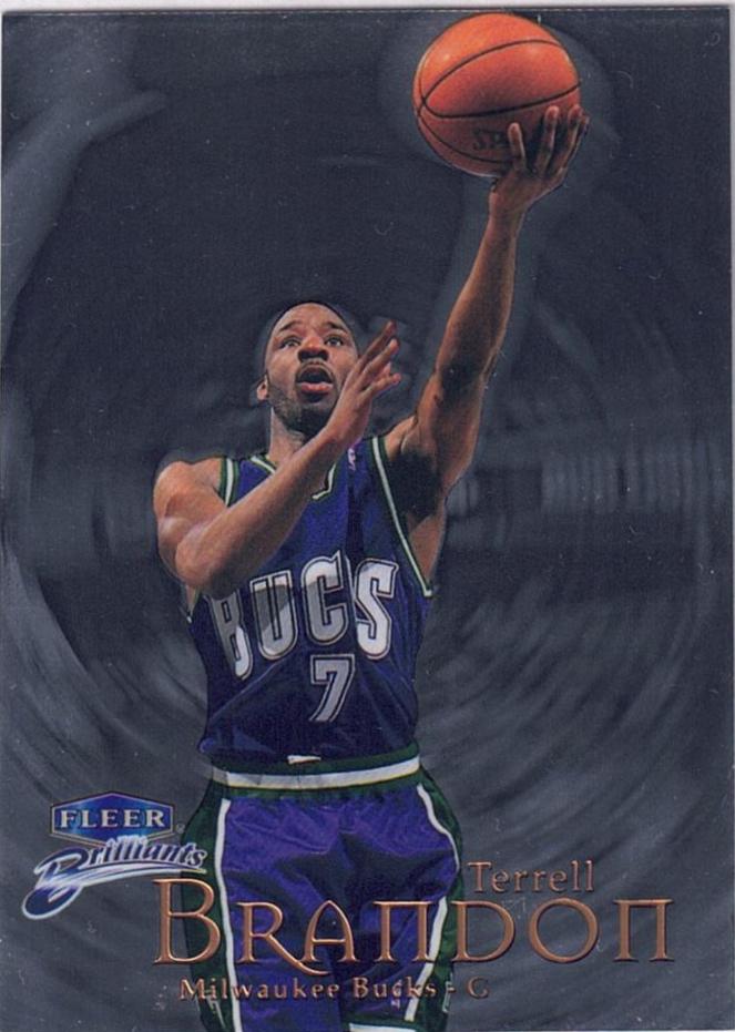 Terrell Brandon #28 1998 Fleer Brilliants Basketball