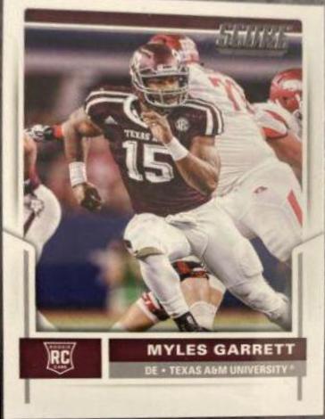 Myles Garrett #337 Football Cards 2017 Panini Score