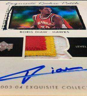 Boris Diaw Autograph Patch