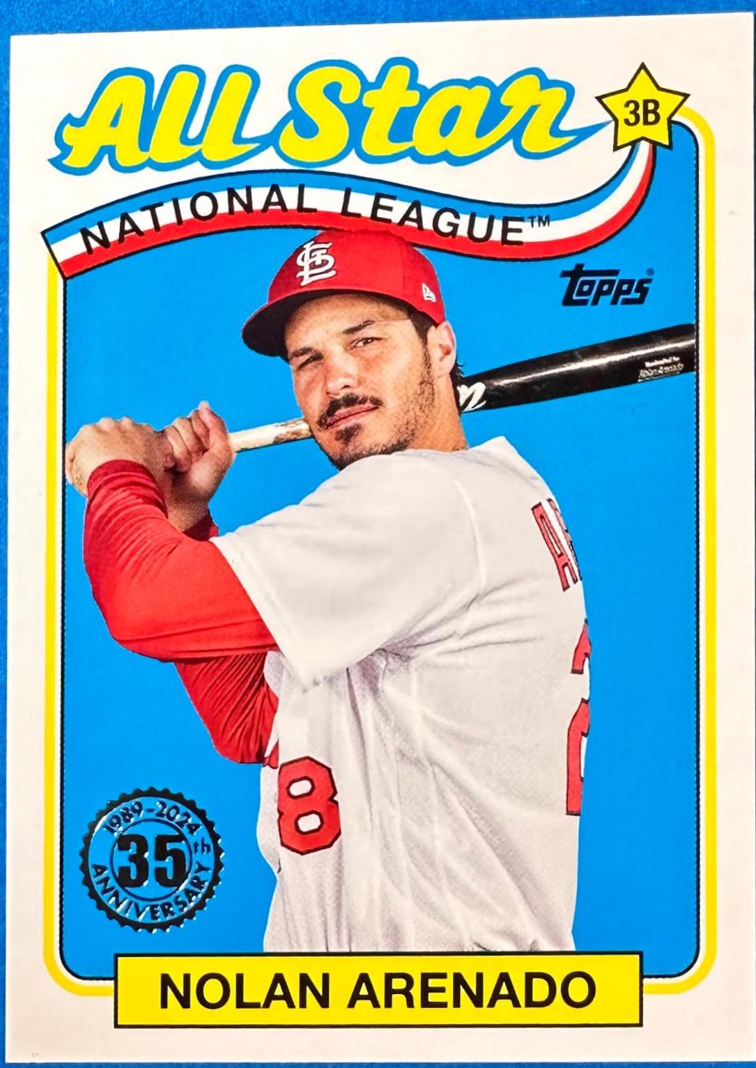 Nolan Arenado #89ASB-10 Baseball Cards 2024 Topps 1989 All-Stars
