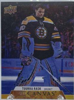 Tuukka Rask #C6 Hockey Cards 2020 Upper Deck UD Canvas