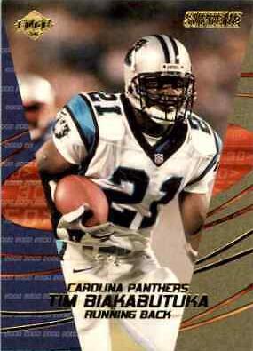 Tim Biakabutuka #19 Football Cards 2000 Collector's Edge Supreme