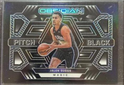 Jalen Suggs #23 Basketball Cards 2021 Panini Obsidian Pitch Black