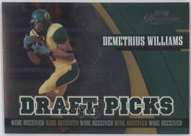 Demetrius Williams #DP-8 Football Cards 2006 Playoff Prestige Draft Picks