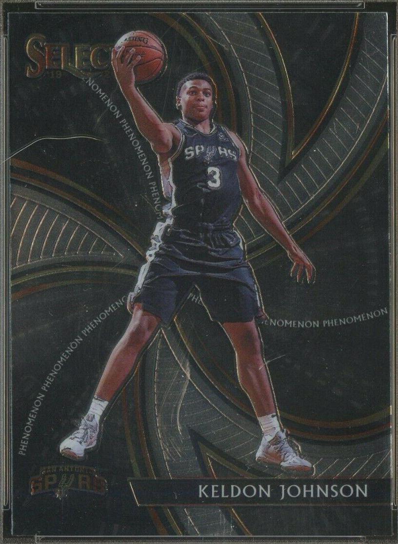 Keldon Johnson #8 Basketball Cards 2019 Panini Select Phenomenon