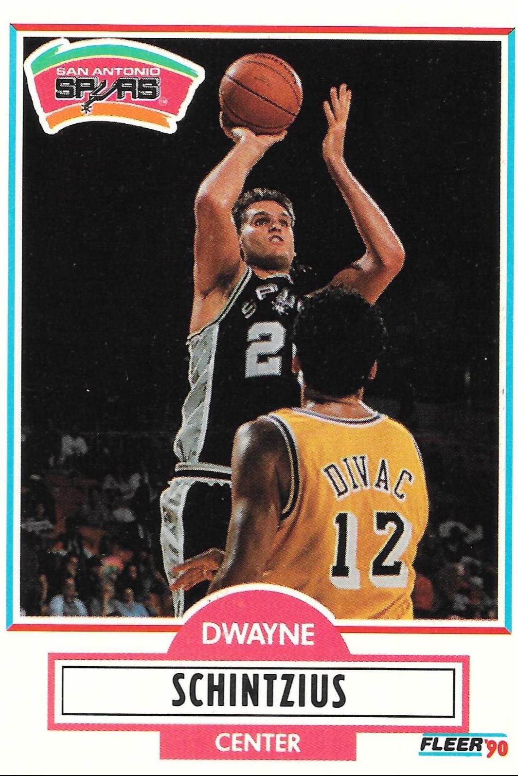 Dwayne Schintzius #U-91 1990 Fleer Update Basketball
