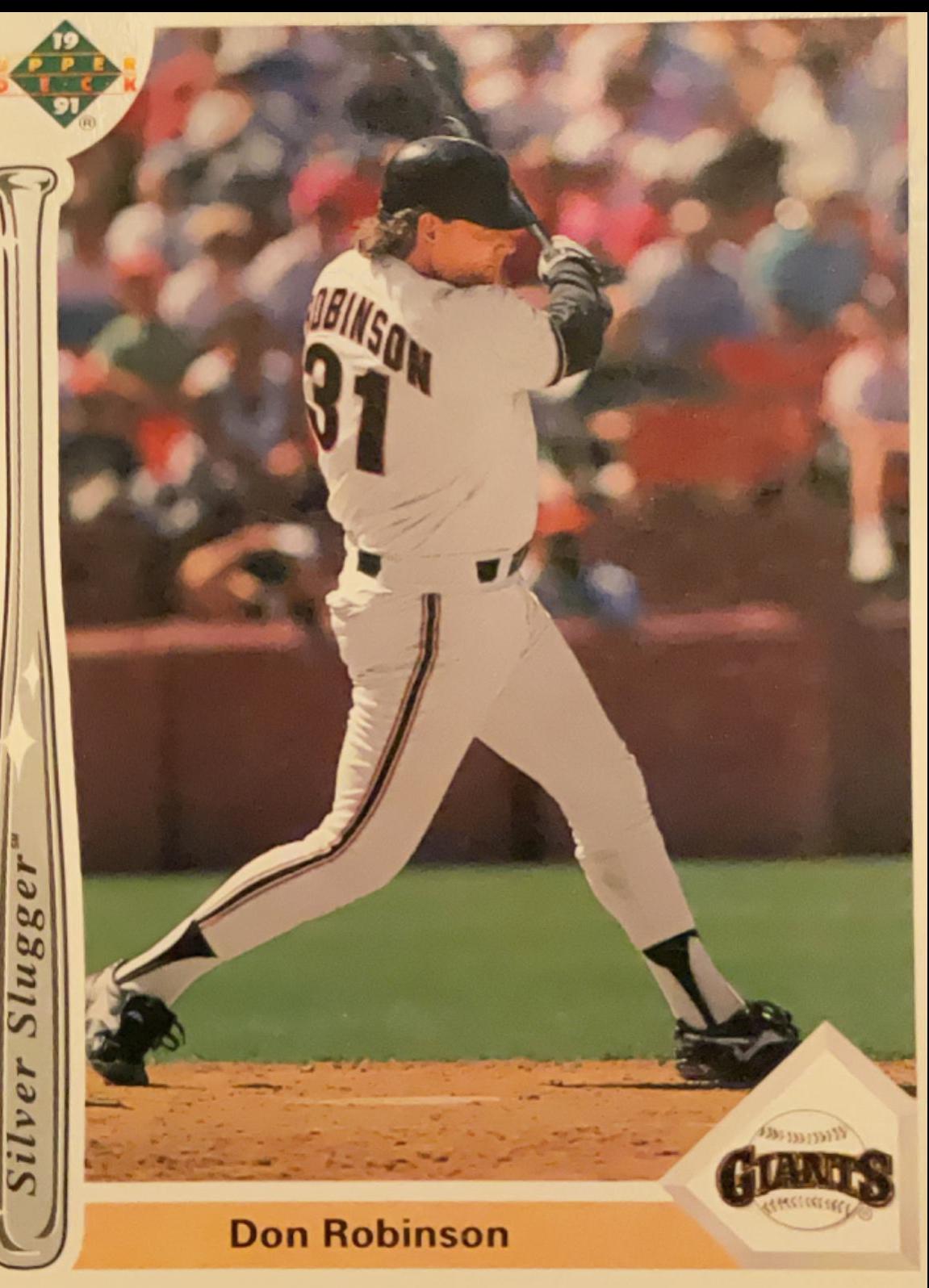 Don Robinson #SS16 Baseball Cards 1991 Upper Deck Silver Sluggers