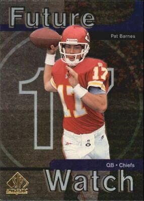 Pat Barnes #30 Football Cards 1997 SP Authentic