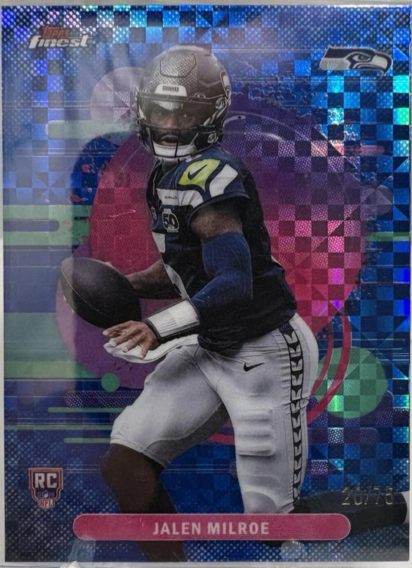 Jalen Milroe [Blue X-Fractor] #104