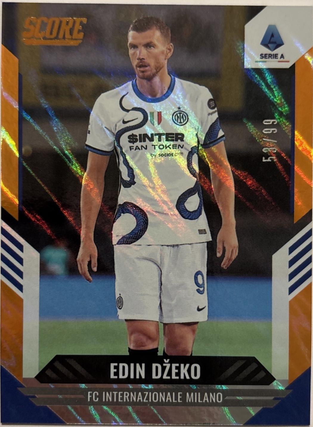 Edin Dzeko #10 2021 Panini Score Serie A