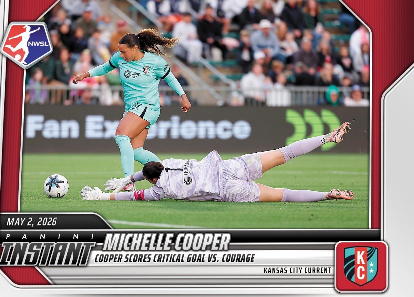 Michelle Cooper #50 2026 Panini Instant Nwsl Soccer