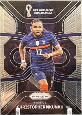 Christopher Nkunku #6 Soccer Cards 2022 Panini Prizm World Cup Phenomenon