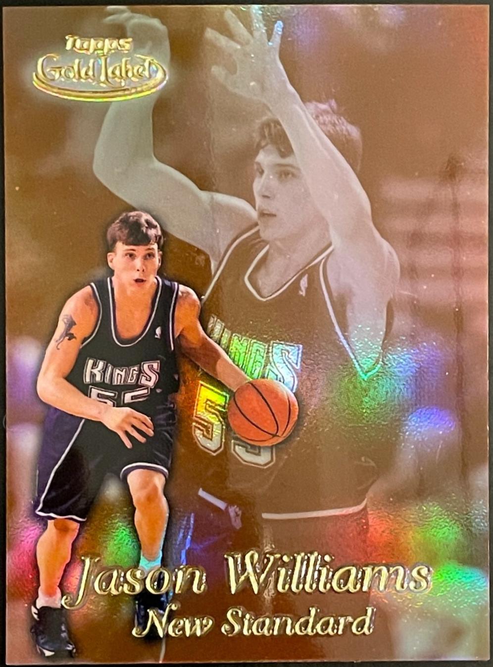 Jason Williams #NS6 Basketball Cards 1999 Topps Gold Label New Standard
