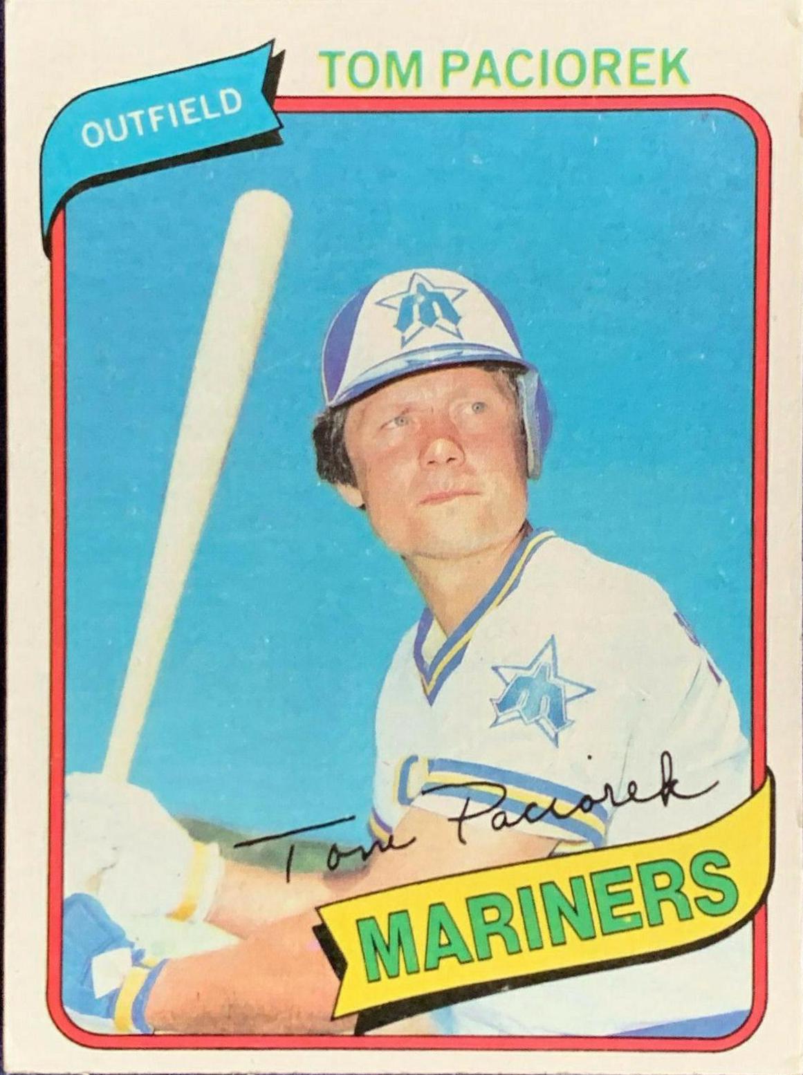 Tom Paciorek #481 Baseball Cards 1980 Topps