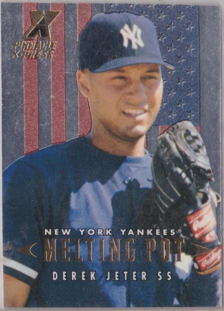 Derek Jeter #19 Baseball Cards 1997 Pinnacle X Press Melting Pot