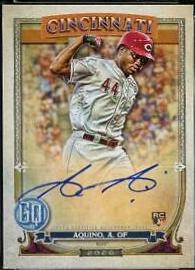 Aristides Aquino #AAQ Baseball Cards 2020 Topps Gypsy Queen Autographs