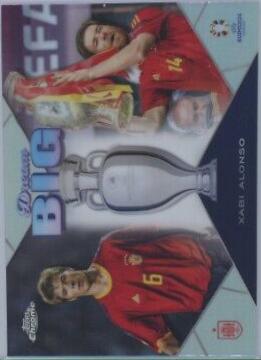 Xabi Alonso #DB-12 Soccer Cards 2024 Topps Chrome UEFA Euro Dream Big