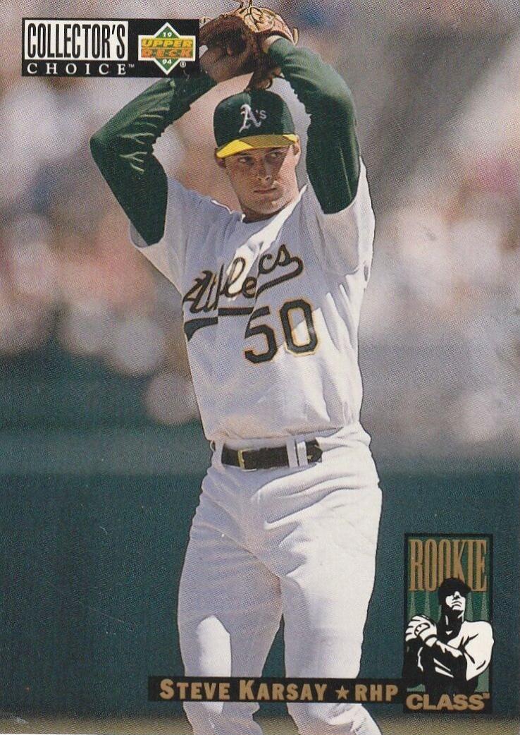 Steve Karsay #13 Baseball Cards 1994 Collector's Choice