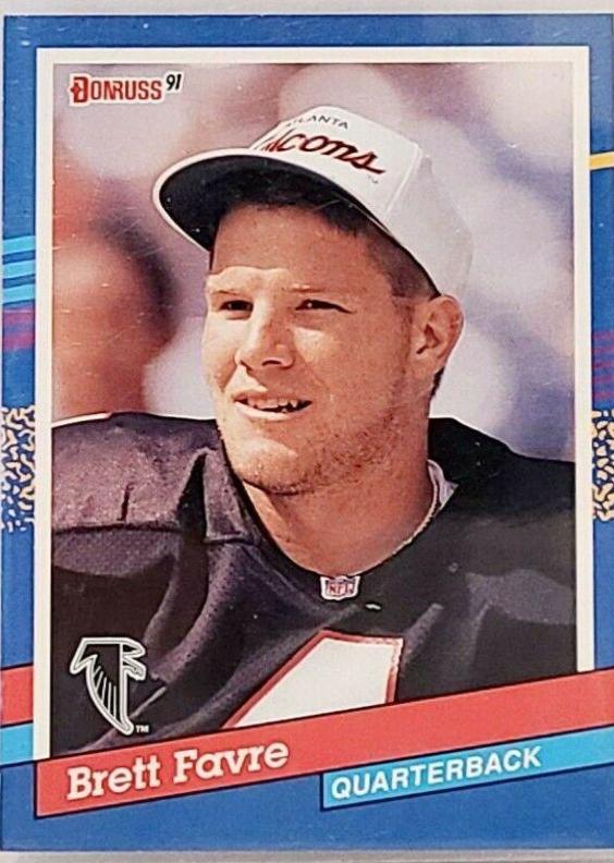 Brett Favre #6 Football Cards 1996 Panini Donruss What If