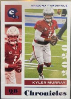 Kyler Murray #1 Football Cards 2020 Panini Chronicles