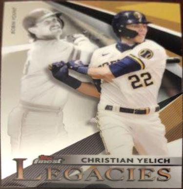 Christian Yelich, Robin Yount #FL-CY Baseball Cards 2021 Topps Finest Legacies