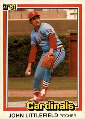 John Littlefield #309 Baseball Cards 1981 Donruss