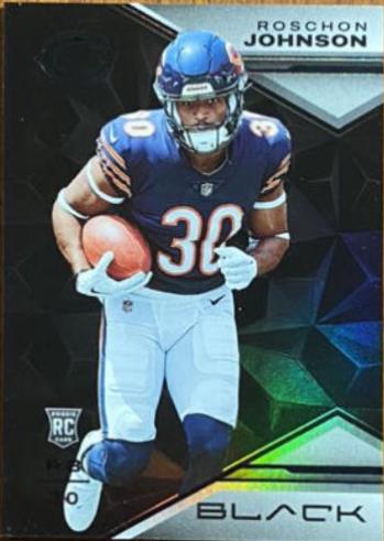 Roschon Johnson #110 2023 Panini Black Football