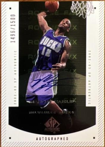 Marcus Haislip #154 2002-03 SP Authentic Basketball