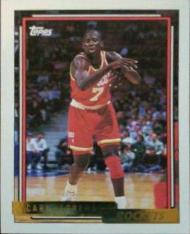 Carl Herrera #396 1992 Topps Gold Basketball