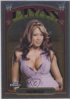 Melina #69 Wrestling Cards 2007 Topps Heritage II Chrome WWE