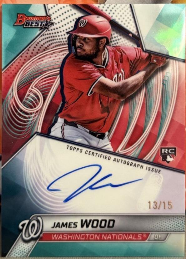James Wood [Teal Refractor] #B25-JW