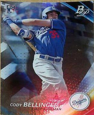 Cody Bellinger #76 Baseball Cards 2017 Bowman Platinum