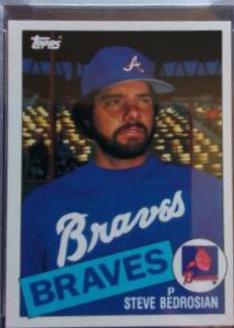 Steve Bedrosian #25 Baseball Cards 1985 Topps Mini