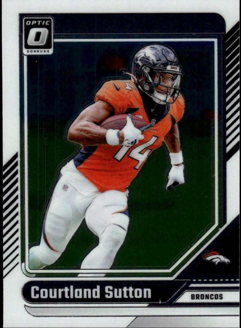 Courtland Sutton #59 Football Cards 2024 Panini Donruss Optic
