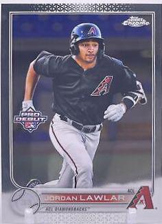 Jordan Lawlar #PDC-102 Baseball Cards 2022 Topps Pro Debut Chrome