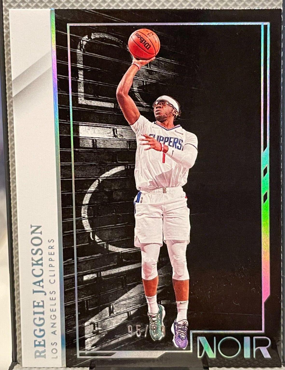 Reggie Jackson #2 Basketball Cards 2021 Panini Noir